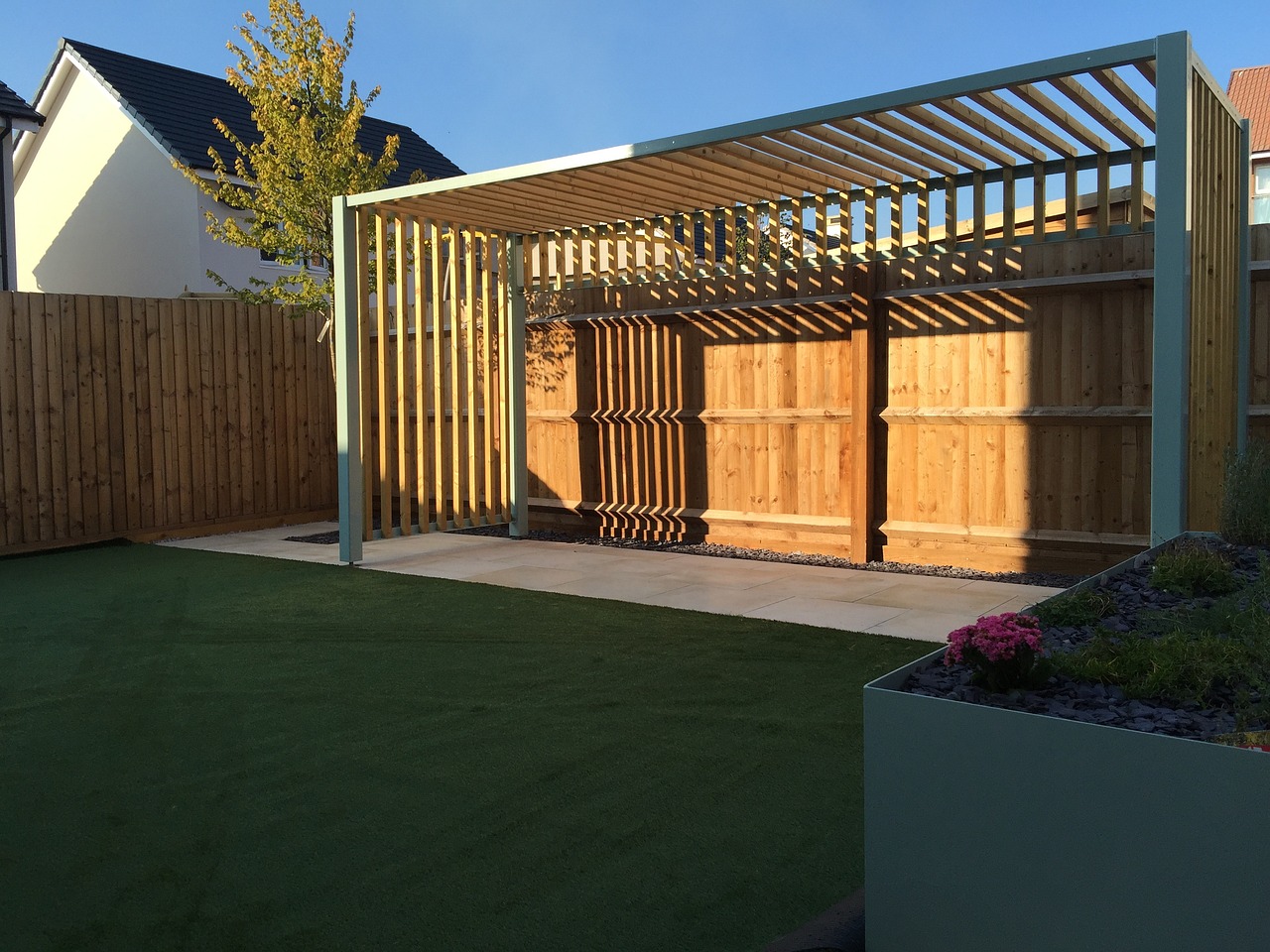 fiji patio design - pergola bois majorque